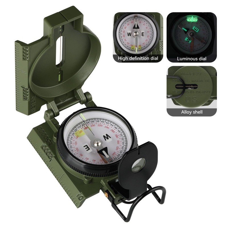 Brújula de Grado Militar, Nave - Compass Lensatic reseña y precio